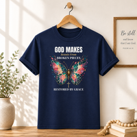 Load image into Gallery viewer, God Makes Beauty From Broken Pieces T-Shirt - Unisex